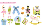 NUTCRACKER: clipart, a Decorative Illustration by Elliko shop (Thumbnail 2 of 7)