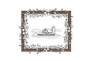 Rustic Floral Frame SVG Bundle, an Illustration by jahid234 (Thumbnail 22 of 31)