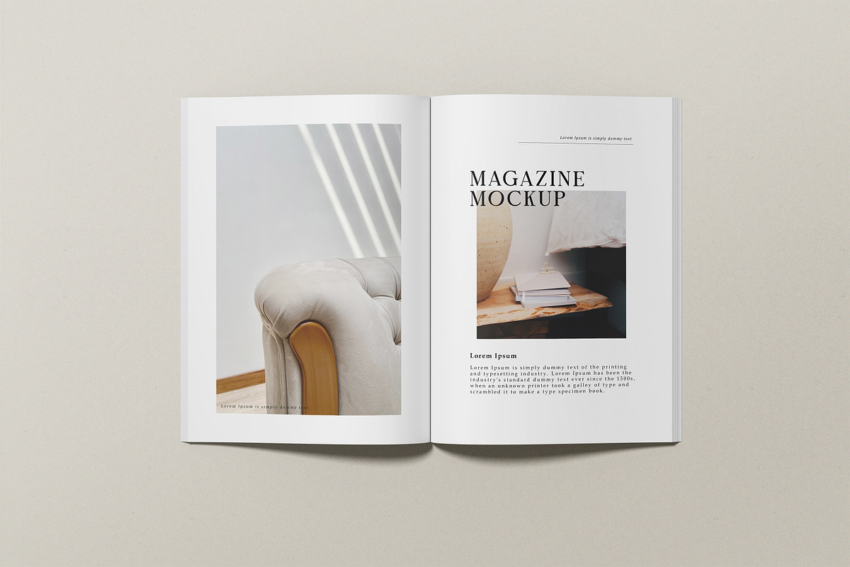 A4 Magazine Mockup Top View, a Books & Magazine Mockup by Graphic Deal (Photo 5 of 14)