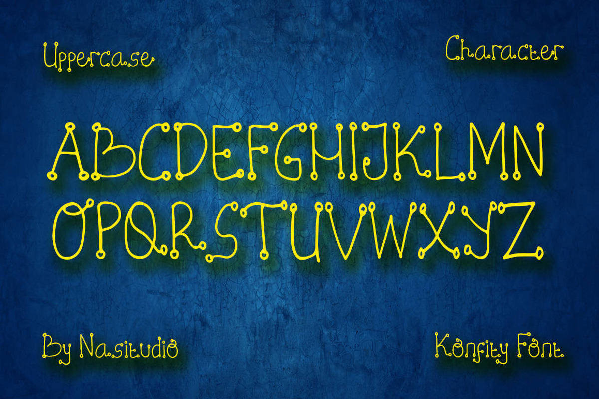 Konfity - Creative Display Font, a Font by Naistudio (Photo 4 of 7)