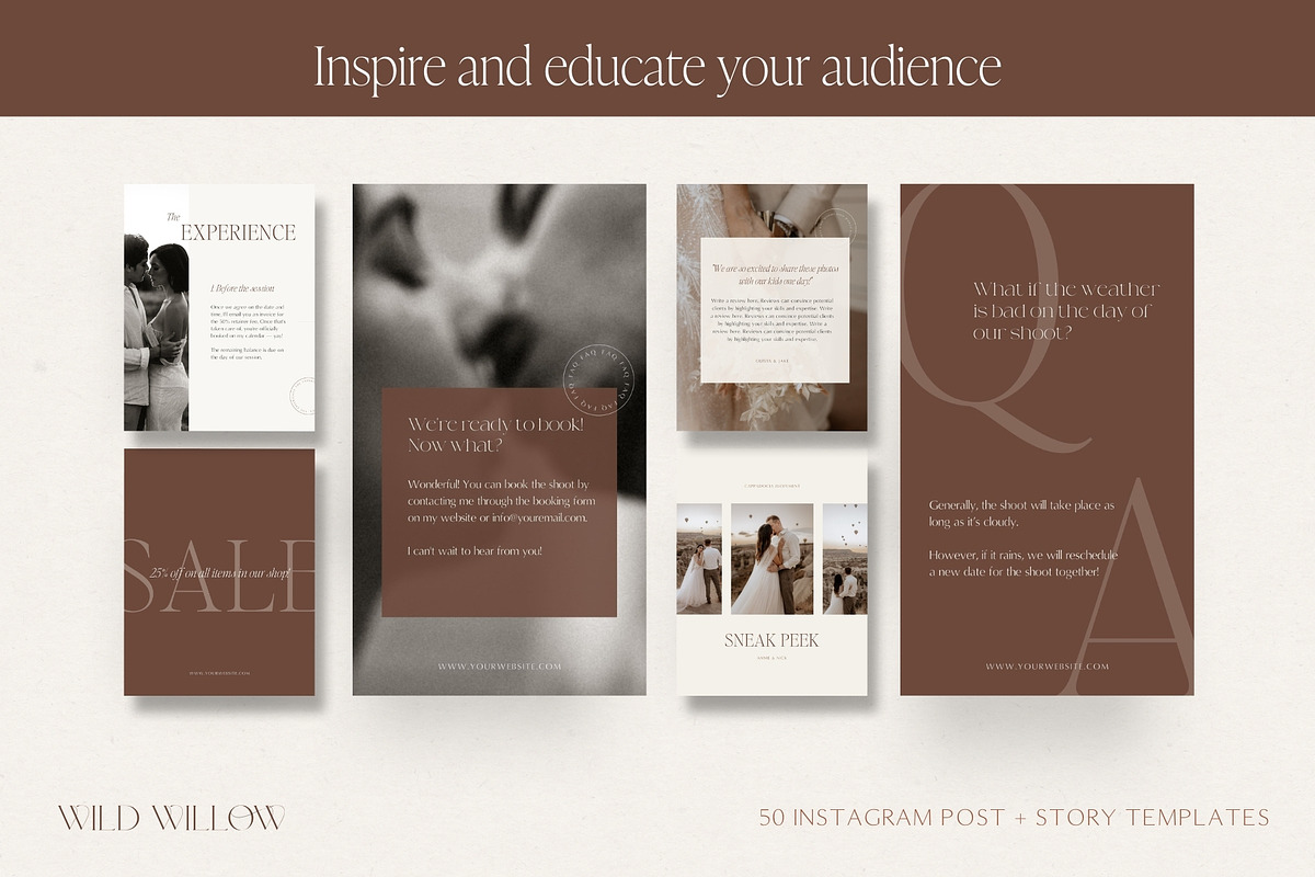 Editorial Photography Insta Bundle, a Social Media Template by Wonderlik Webdesign (Photo 4 of 11)