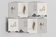 A4 Size Four Fold Brochure Mockup, a Print Template by pmvch (Thumbnail 14 of 20)