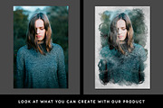 Simple Watercolor Photoshop FX, an Action Add-On by Gromov Design (Thumbnail 2 of 4)