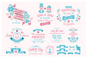 Wedding Vintage Insignias & Element, an Illustration by Mikko Lemola (Thumbnail 2 of 2)