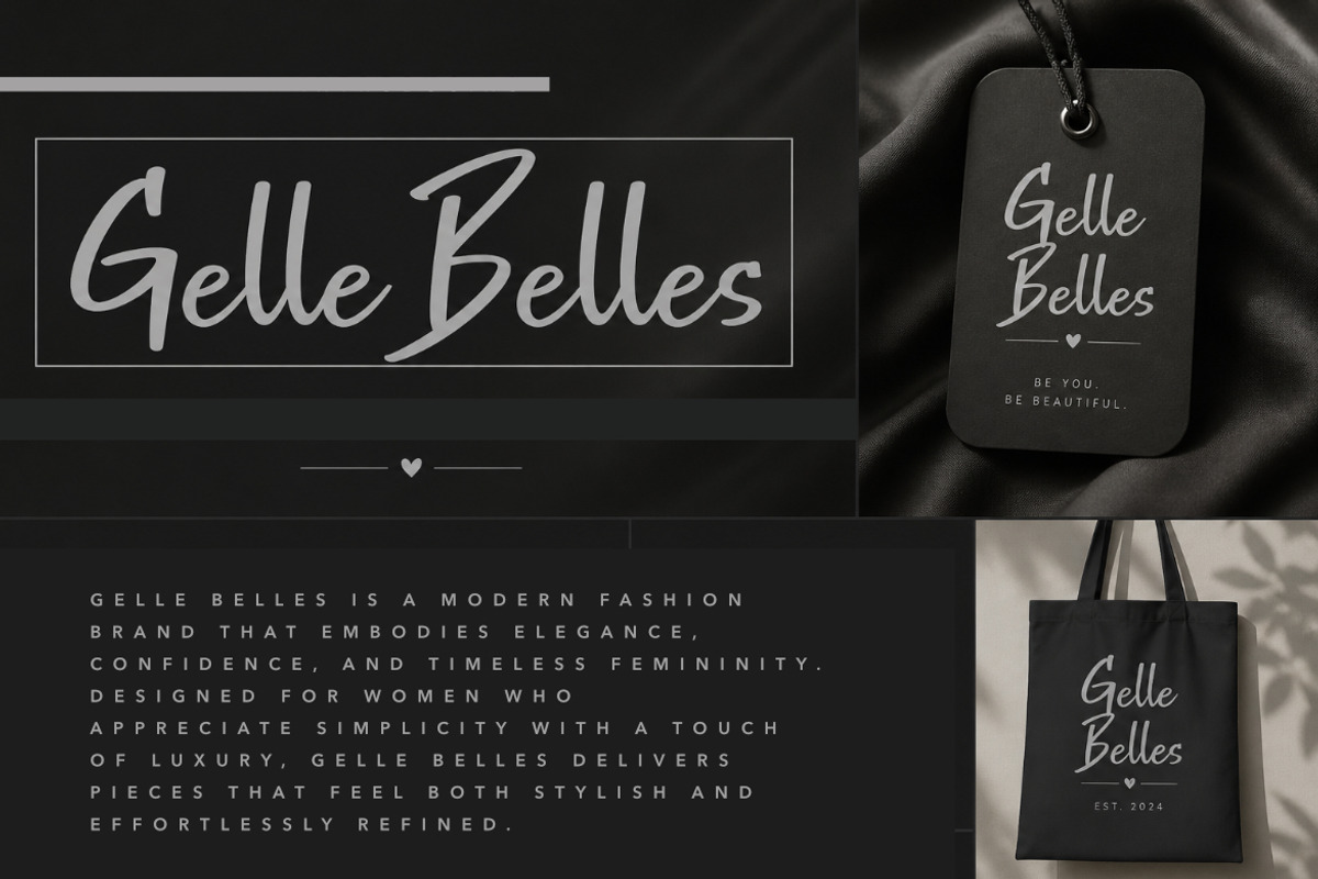 Blues Derlons a Modern Script font, a Script Font by Bayuktx (Photo 3 of 8)