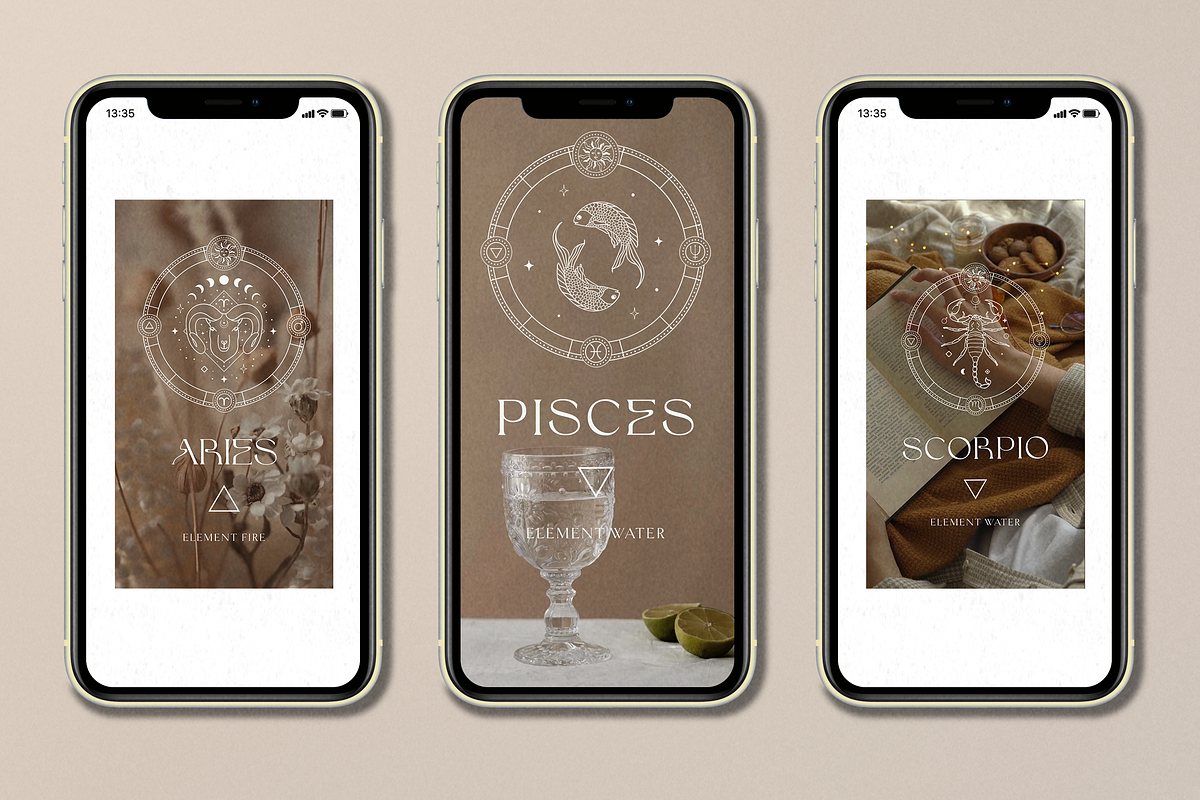 Zodiac Signs Horoscope Illustrations, a Graphic by Olya Creative (Photo 22 of 37)