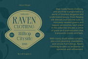 Velcan Vintage, a Serif Font by Craft Supply Co. (Thumbnail 6 of 8)