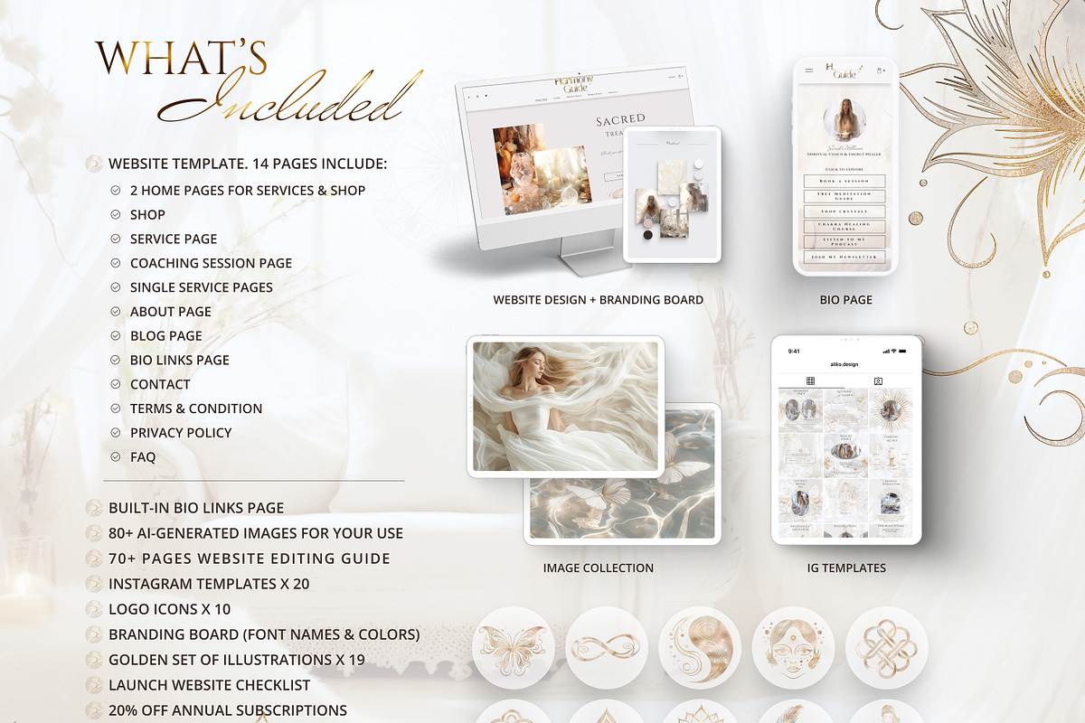 Squarespace Website Template Design, a Squarespace Template by Under My Cozy Roof (Photo 3 of 11)