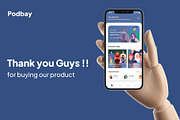 Podbay - Podcast App UI Kits, an App Template by Minialis (Thumbnail 6 of 6)