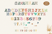 SAVANNAH! It's a Colour Font!, a Handwritten Font by Debby Blooms (Thumbnail 2 of 6)