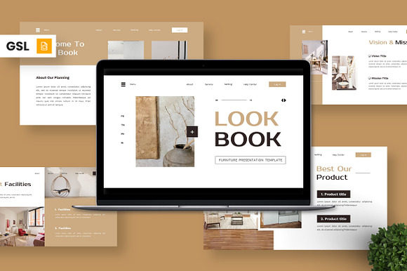 Look Book - Furniture Google Slide preview 7