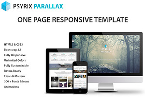 Psyrix - One Page HTML Template