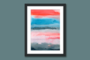 About Sunset, Watercolor Scenery, a Background Graphic by Marmoris.Arts (Thumbnail 9 of 17)