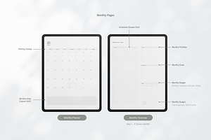 Digital Planner 2024 White