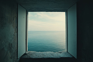 Slow motion reveal of serene sea vie, a Photo by Iftikhar Alam