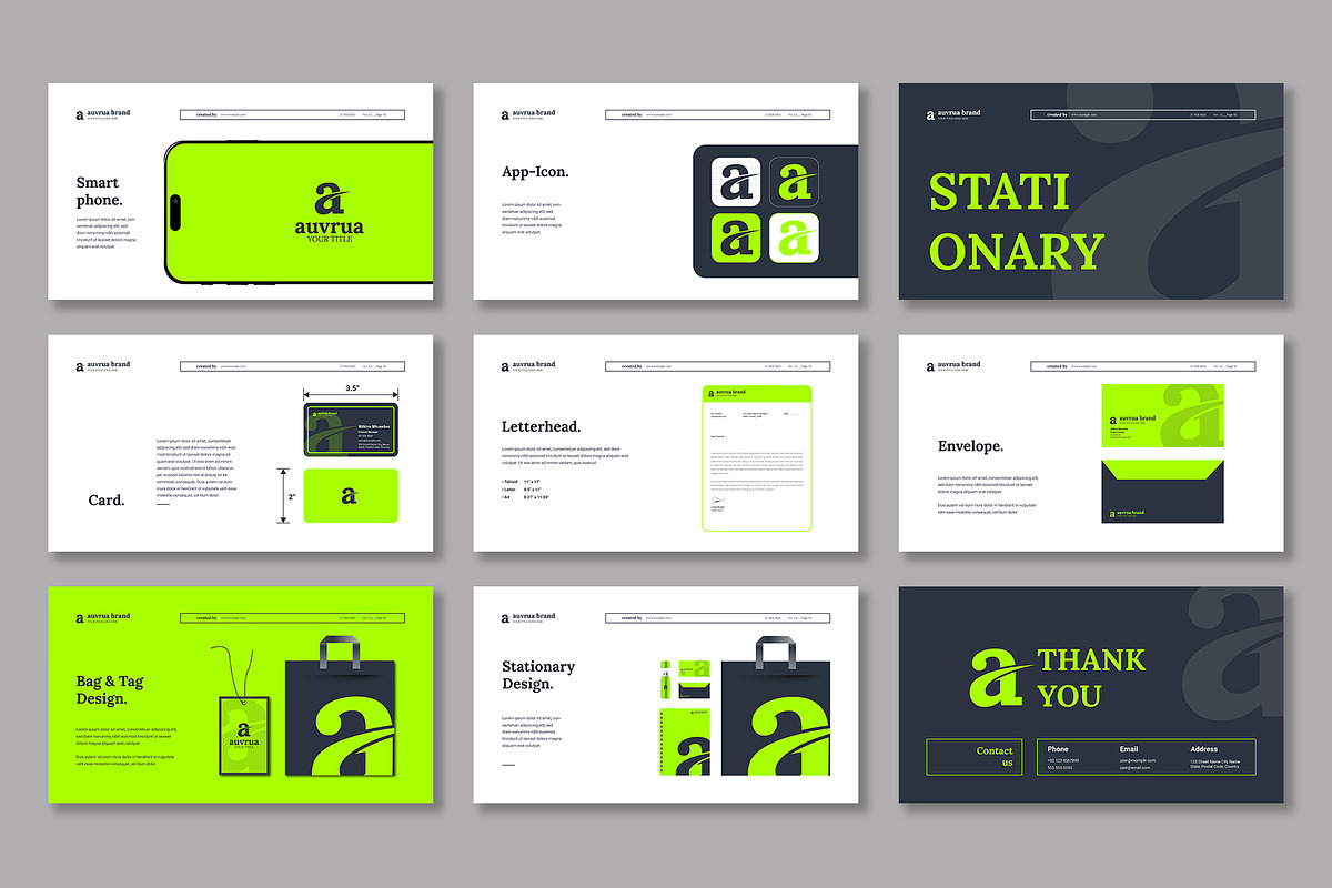 Creative Brand Guideline PowerPoint, a Presentation Template by Mighty-Slide (Photo 5 of 5)