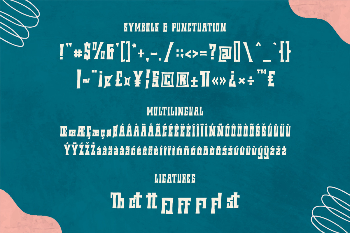 Marshed - A Square Quirky Font, a Font by Typefactoryco (Photo 3 of 8)