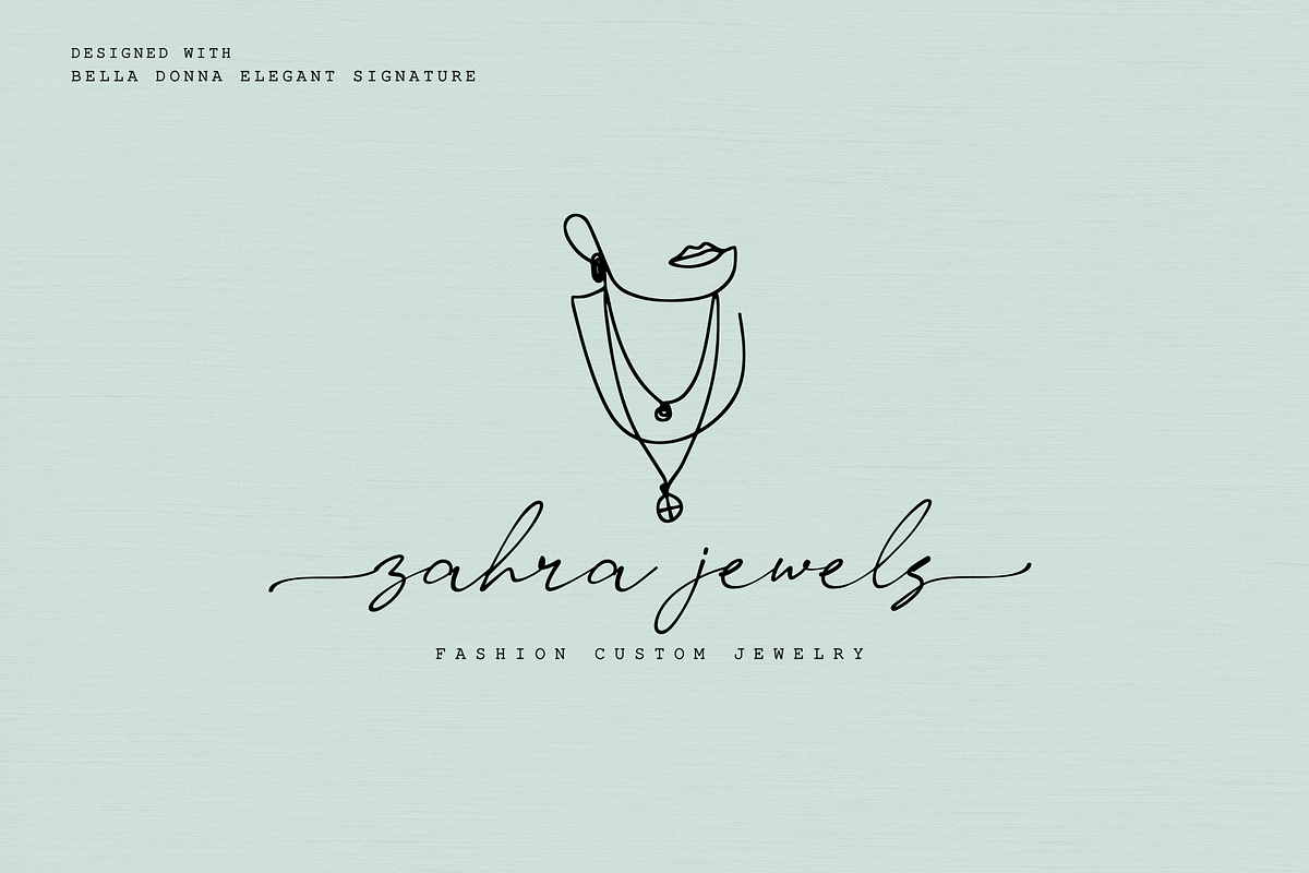Bella Donna / Elegant Signature, a Script Font by Java pep (Photo 9 of 13)