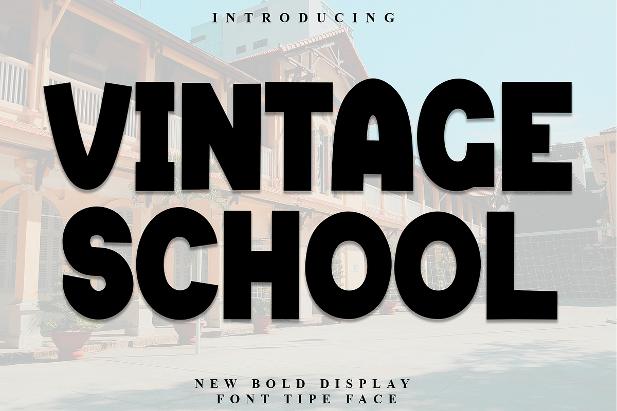 Vintage School, a Script Font by InermediaSTUDIO (Photo 1 of 8)