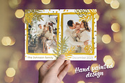Boho Holiday PhotoCards PSD Template, a Card Template by PSD templates and Photos (Thumbnail 2 of 6)