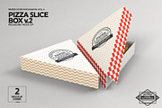Pizza Slice Box v.2 Packaging Mockup, a Packaging Mockup by INCDesign (Thumbnail 6 of 8)