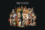900+ Famous Paintings Clipart Bundle, an Object Graphic by Lilithcollageart (Thumbnail 1 of 10)