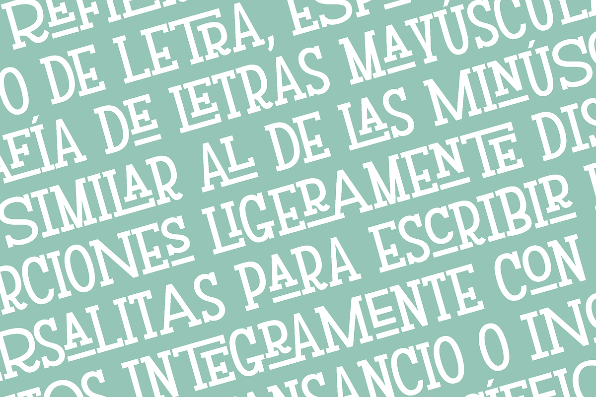 Versalita&Serif - Font preview 4