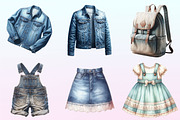 Vintage Denim Sublimation Bundle., a Graphic by CitraGraphics (Thumbnail 3 of 4)