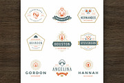 36 Restaurant Logos and Badges, a Branding & Logo Template by Vasya Kobelev (Thumbnail 2 of 18)