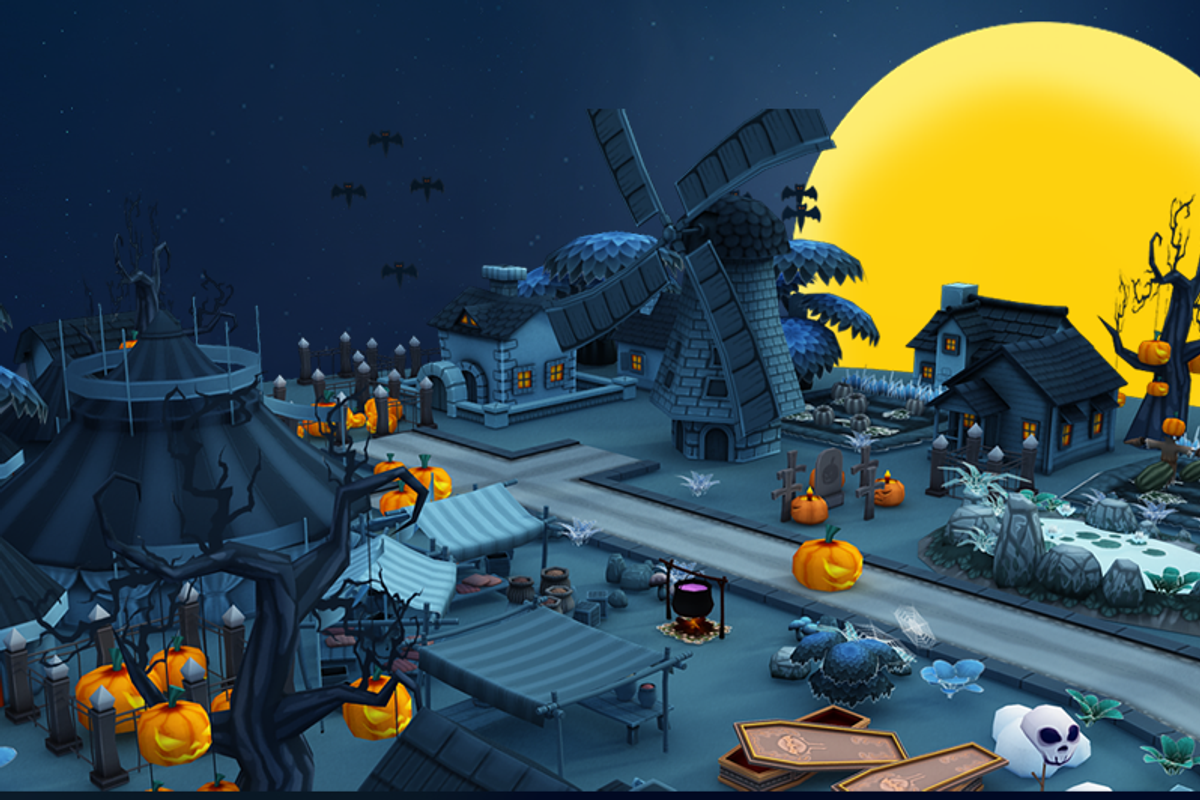 Cartoon Halloween Farm, an Environmental 3D Model by Souchenki (Photo 9 of 11)