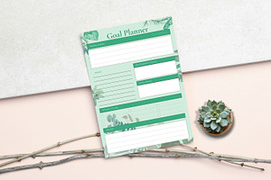 Printable Goal Planner