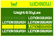 Lemon Squash font, a Font by weknow (Thumbnail 7 of 8)