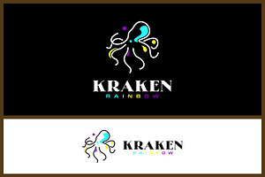Minimalist Octopus Squid Logo, a Branding & Logo Template by Atlantis X Nurman Arbai