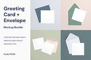 Greeting Card Envelope Mockup Bundle, a Product Mockup by Studio MVDM (Thumbnail 1 of 8)