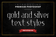 Gold & Silver #1 - 20 Text Styles, a Layer Style Add-On by Jonas Stensgaard (Thumbnail 15 of 23)