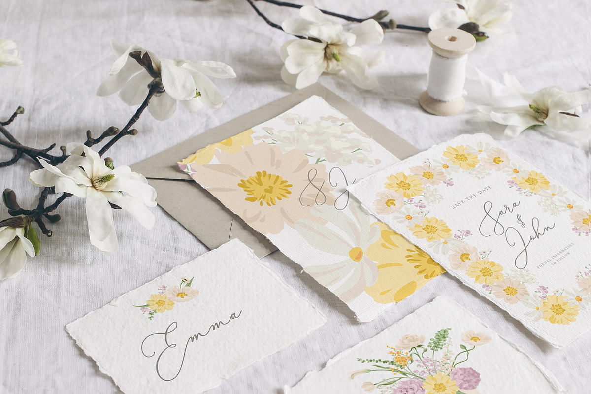 Floral Vector Illustration & Pattern, a Decorative Illustration by Inna Moreva (Photo 10 of 11)