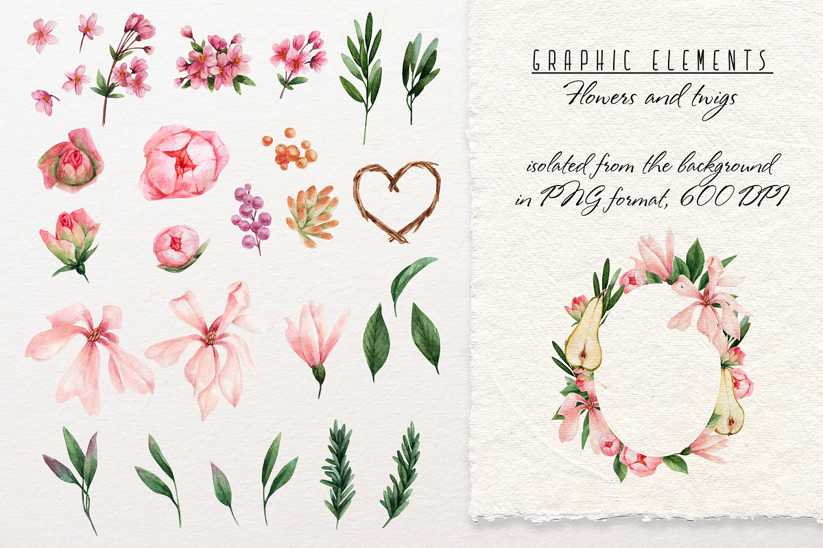 Cakes. Sweet watercolor clipart, a Decorative Illustration by a_ptichkina (Photo 5 of 11)