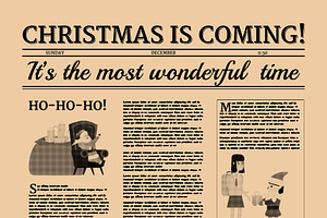 Christmas Newspaper