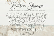 Battem Shampo, a Script Font by pineungtype (Thumbnail 10 of 10)