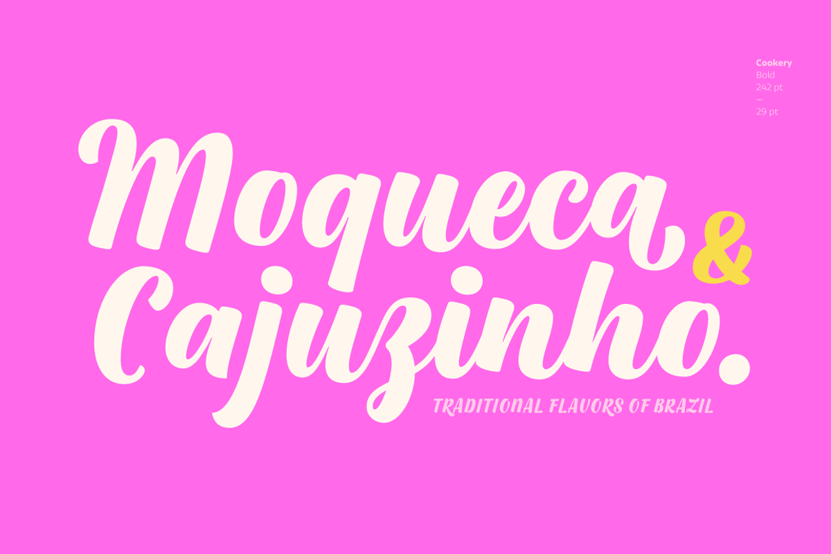 Cookery, a Script Font by Los Andes Type (Photo 7 of 10)