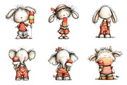 Whimsical Ice Cream Pngs, an Illustration by SinaCreation (Thumbnail 2 of 7)