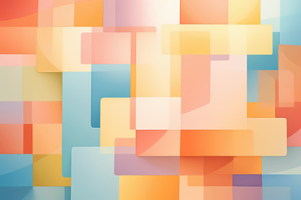 abstract background with colorful squares. Generative Ai, an Abstract Photo by Ales Munt