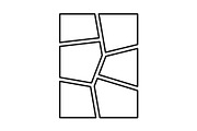 Comic Book Panel Templates, a Background Graphic by Elena Pimukova (Thumbnail 7 of 7)