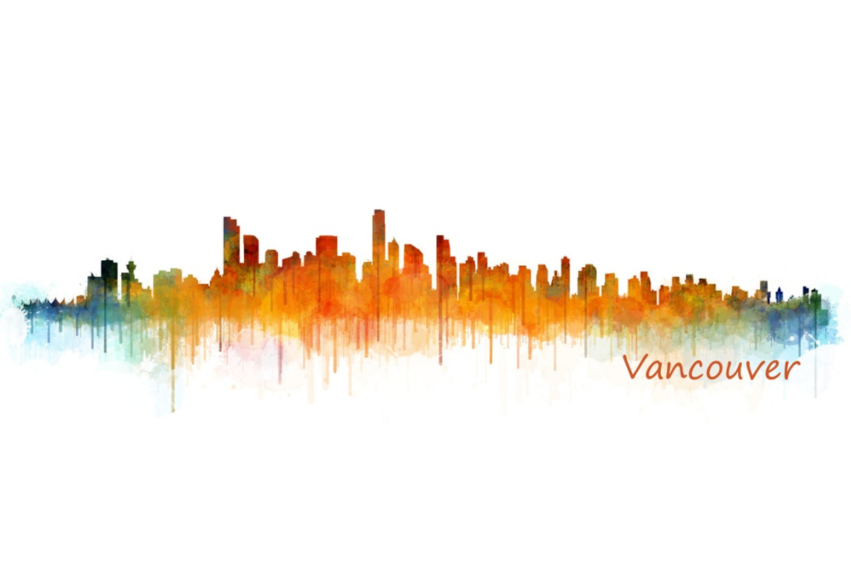 10xFiles Pack Vancouver Skylines, an Illustration by HQPhoto Store (Photo 2 of 6)