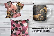 Pink and Gold Leopard Digital Paper, a Pattern Graphic by LA Design (Thumbnail 7 of 10)