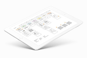 Website Visual Sitemap Illustrator