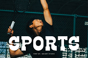 Kroned - Sports Slab Serif Font, a Slab Serif Font by Iqsiart Studio (Thumbnail 3 of 8)