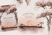 African animals watercolor set, an Animal Illustration by Peace ART (Thumbnail 14 of 24)