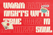NAGOYA — Modern Display Typeface, a Sans Serif Font by Krismagraph (Thumbnail 2 of 9)