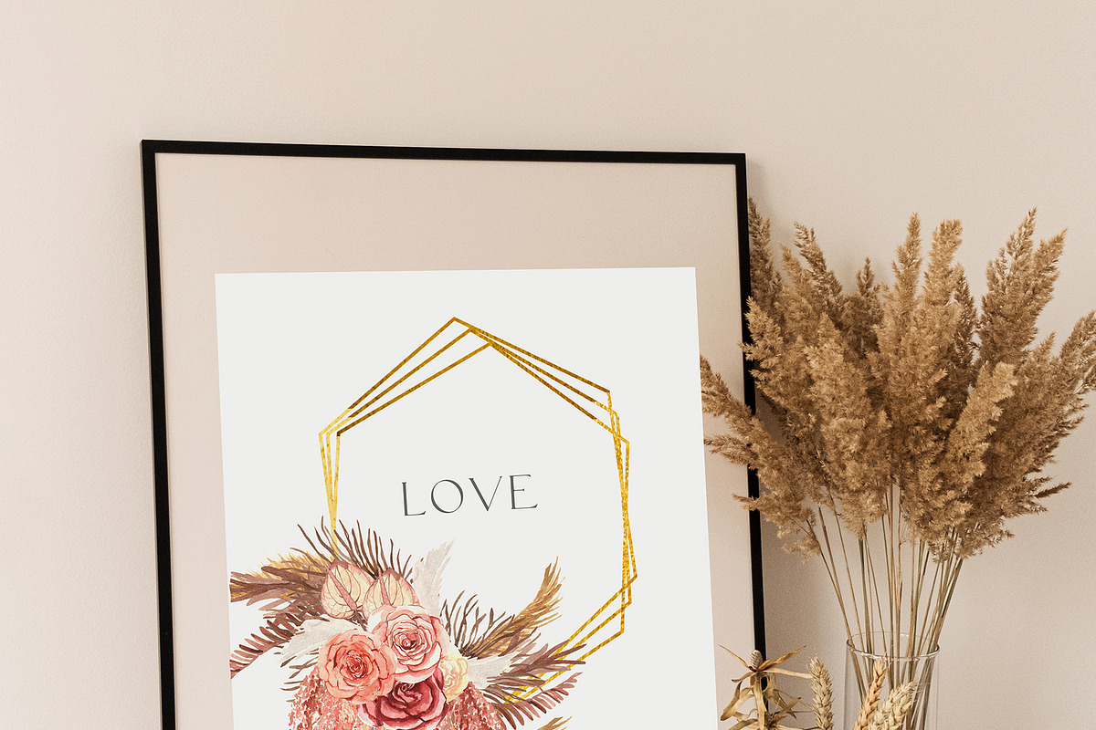 Dried flowers boho, a Decorative Illustration by Julia Bogdan (Photo 7 of 10)